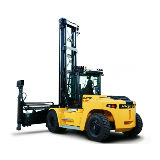 Hyster H6-7XD-EC3-4 Series Technical Manual