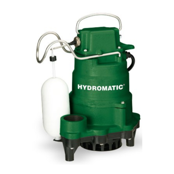 Pentair Hydromatic HP33M Owner's Manual