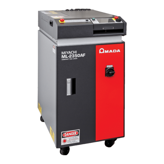 Amada ML-2350AF Operation Manual