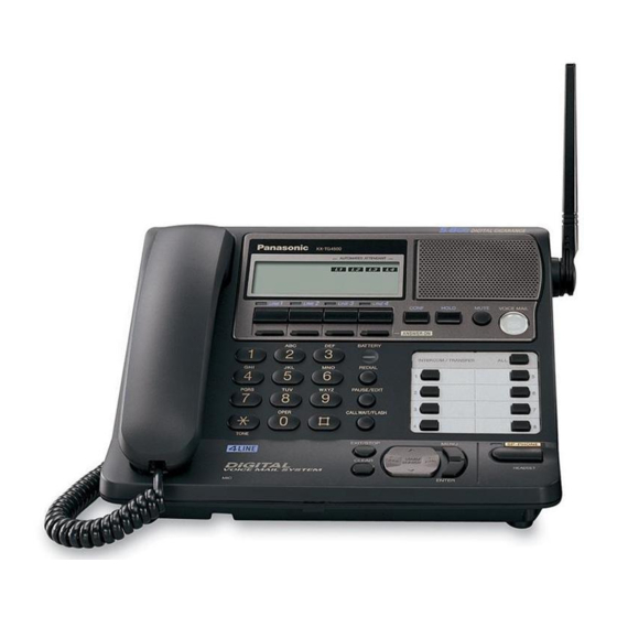 Panasonic KX-TG4500B - Cordless Phone Base Station Manuals