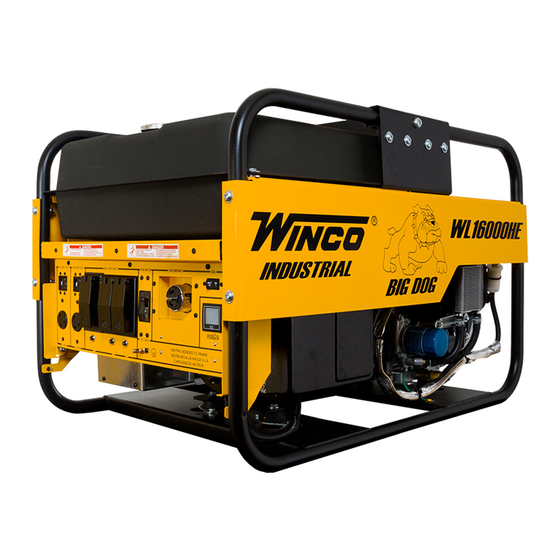 Winco WL16000HE-03/B Installation & Operator's Manual
