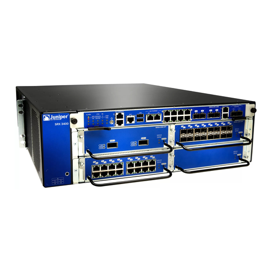 Juniper SRX3400 Services Hardware Manual