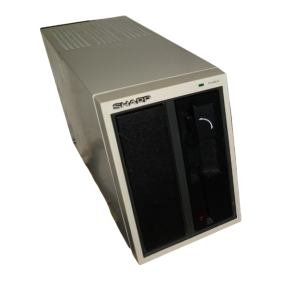 Sharp MZ-1F19 Instruction Manual