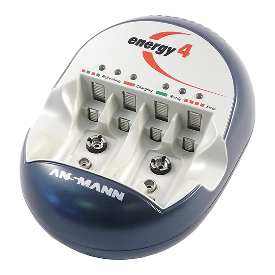ANSMANN ENERGY4 Set Operating Instructions Manual