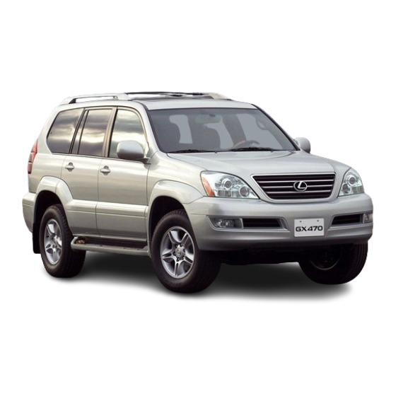 Lexus 2004 GX470 Owner's Manual