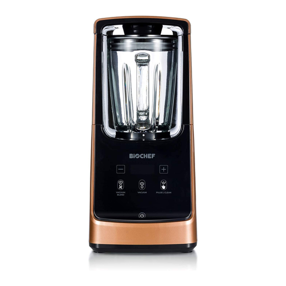 Bio Chef Astro Vacuum Blender Manual And Recipe Book