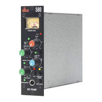 Harman DBX 500 Series Owner's Manual