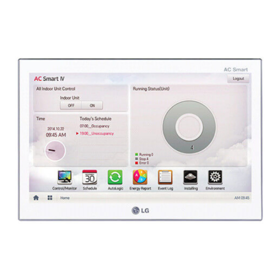 LG IV AC Smart Air Conditioning System Manuals