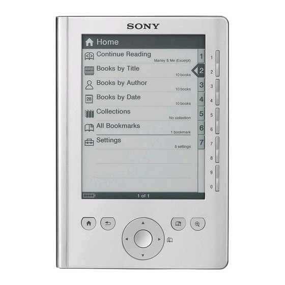 Sony PRS-300SC Specifications