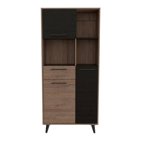 RTA Bilbao Bookcase Assembly Instructions Manual