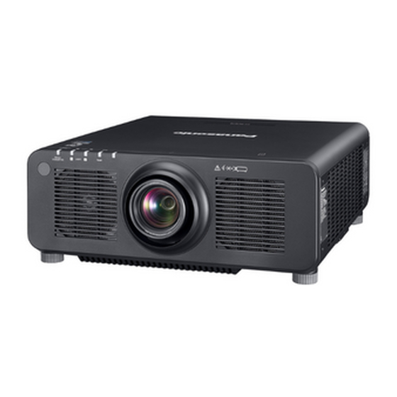 Panasonic PT-RCQ80 Operating Instructions Manual
