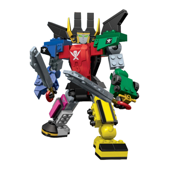 Mega Bloks SABAN'S POWER RANGERS SUPER MEGAFORCE Legendary Megazord 5663 Instructions Manual