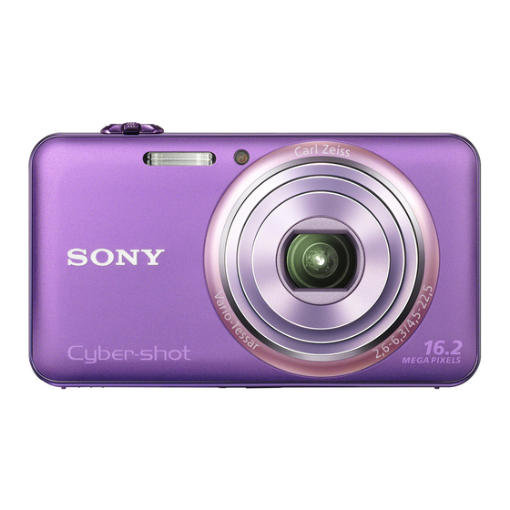 Sony Cyber-Shot DSC-WX70 Instruction Manual