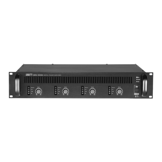 Inter-m DPA-300T Power Amplifier Manuals