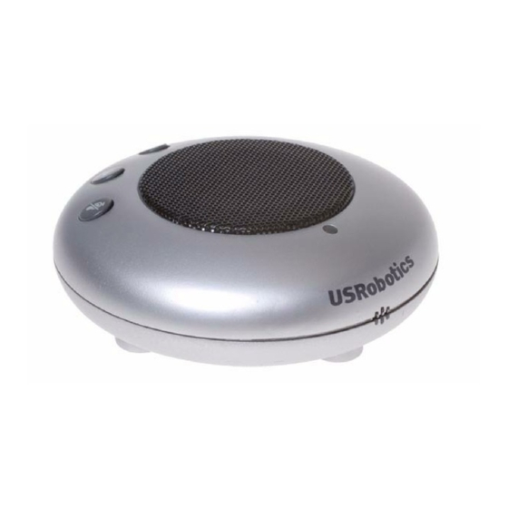 User Manuals: US Robotics USR809610 Speakerphone