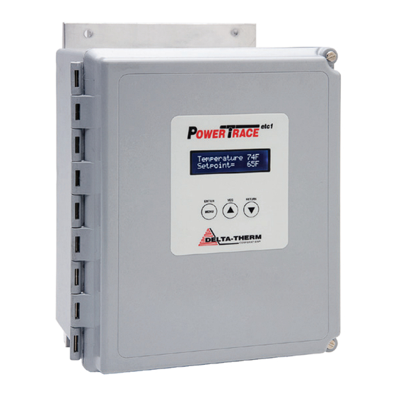 Delta-Therm PowerTrace etc1 Installation Instructions Manual