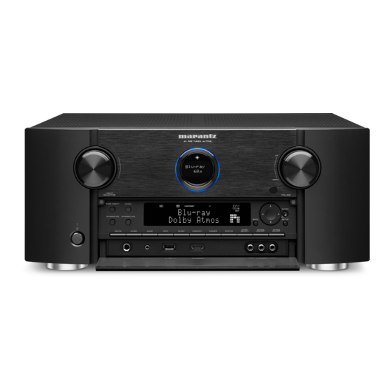 Marantz AV7005 Guía Del Usuario