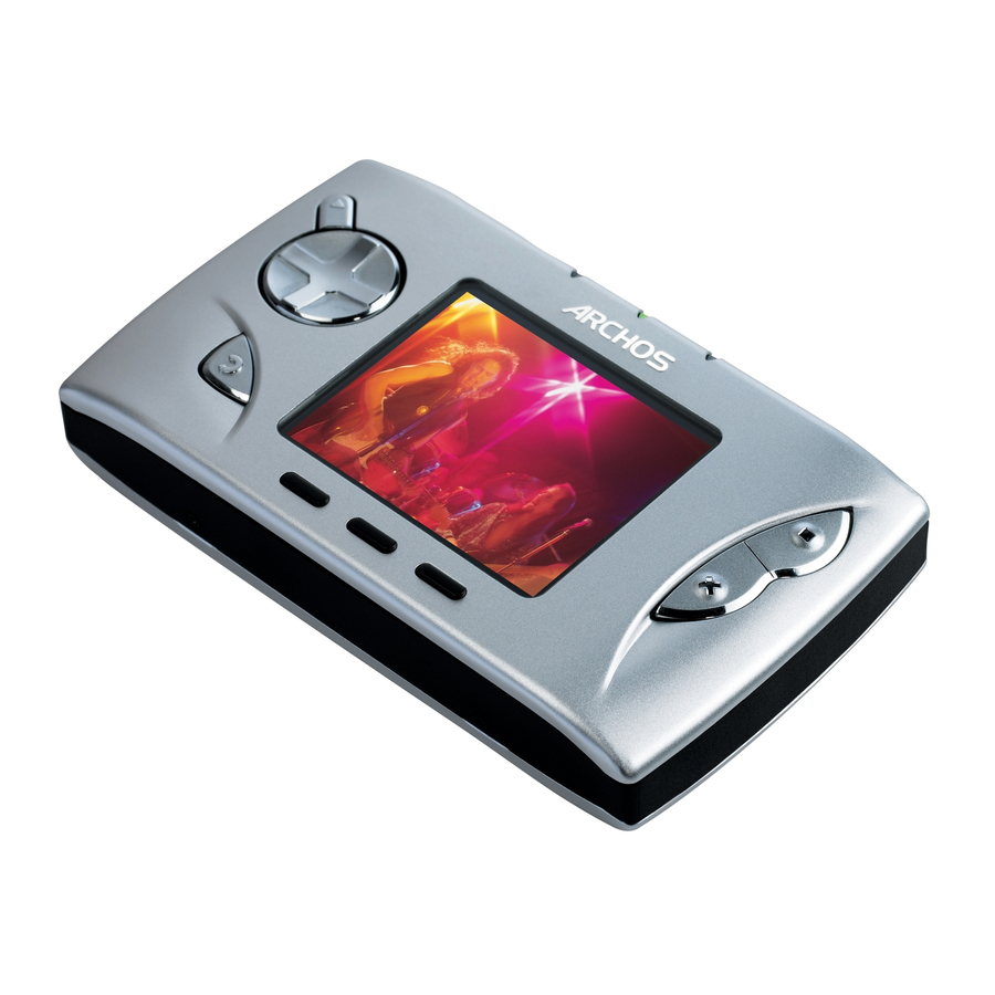 Archos Gmini 400 User Manual