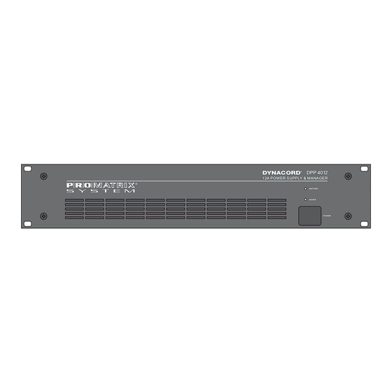 Dynacord DPP 4004 Owner's Manual