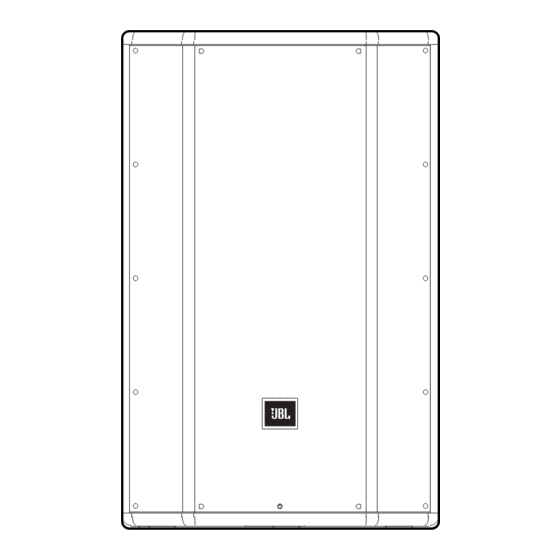 JBL PRX812 Quick Start Manual