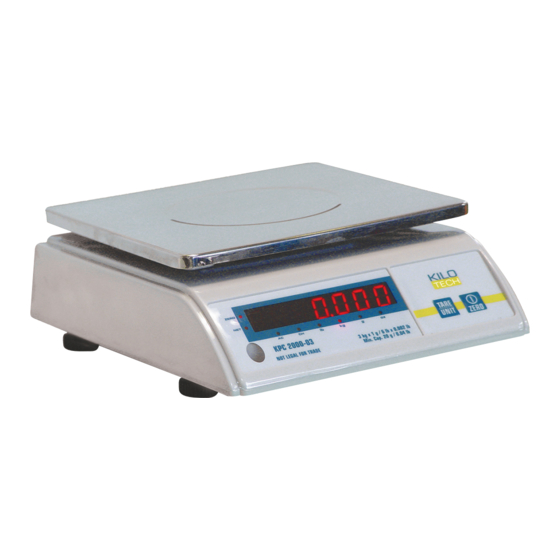 Kilotech KPC 2000 Quick Start Manual