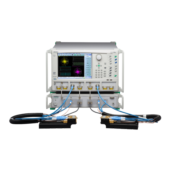 Anritsu VectorStar ME7838D Quick Start Manual