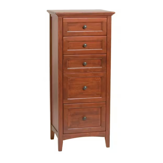 Whittier Wood Furniture McKenzie AFGAC Series Manual