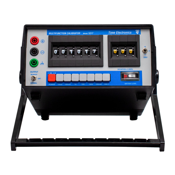 Time Electronics 1017 User Manual