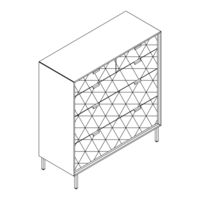 Next MODE TEXTURED MULTI CHEST WHITE 600948 Assembly Instructions Manual