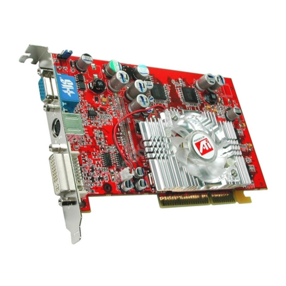 ATI Technologies Radeon 9600 PRO User Manual