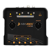 MIXVIBES U-MIX 44 Quick Start Manual
