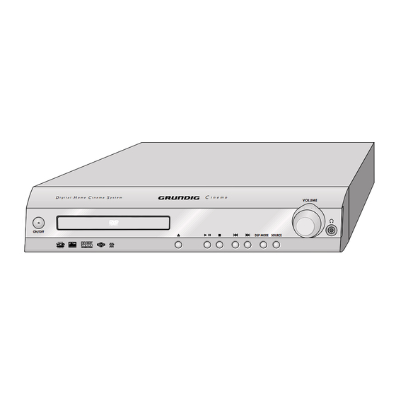 Grundig Cinemo DR 5400 DD User Manual