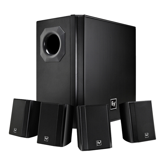 Electro-Voice EVID-S44 Installation Manual
