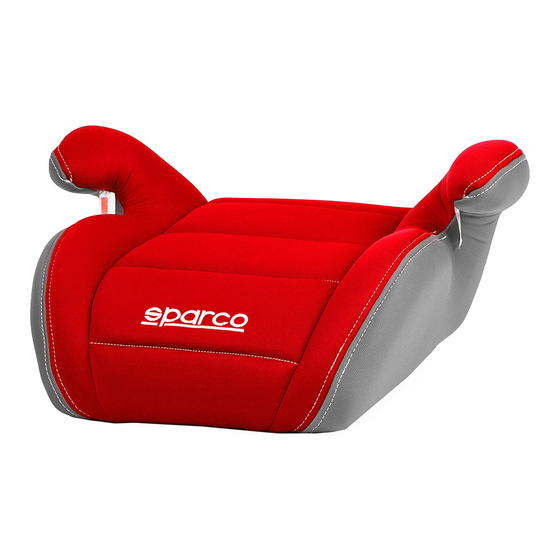 Sparco Corsa 2+3 Instruction Manual
