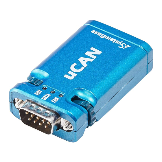 SystemBase eCAN User Manual