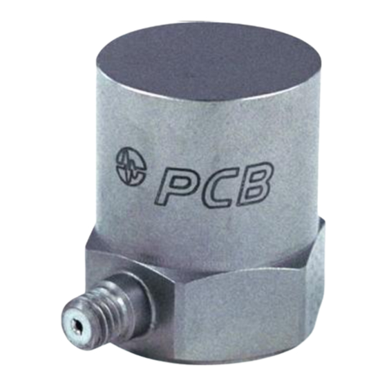 PCB Piezotronics 357B33 Installation And Operating Manual