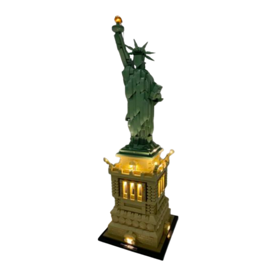 Glow Bricks Statue of Liberty Lego 21042 Manuals
