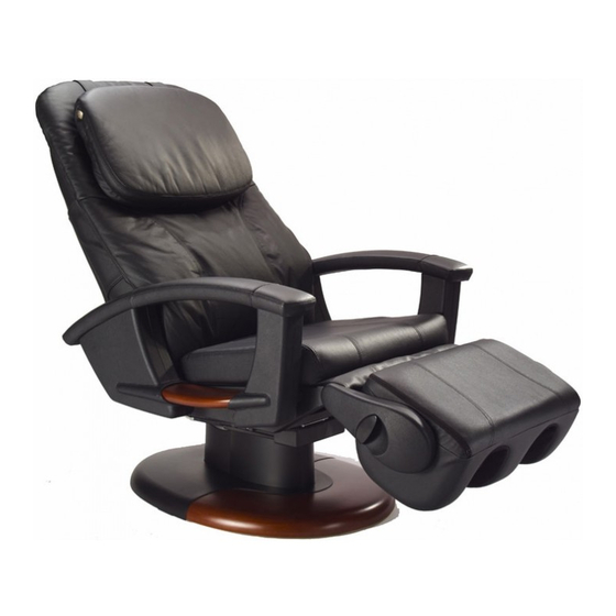 Human Touch massage chairs HT-135 Quick Start Manual