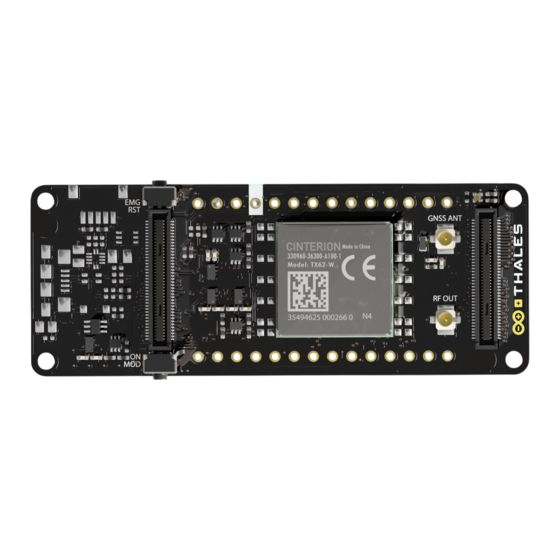 Arduino PRO Portenta ASX00027 Product Reference Manual