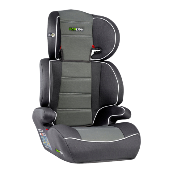 RICOKIDS SANDRO Children's Car Seat Manuals