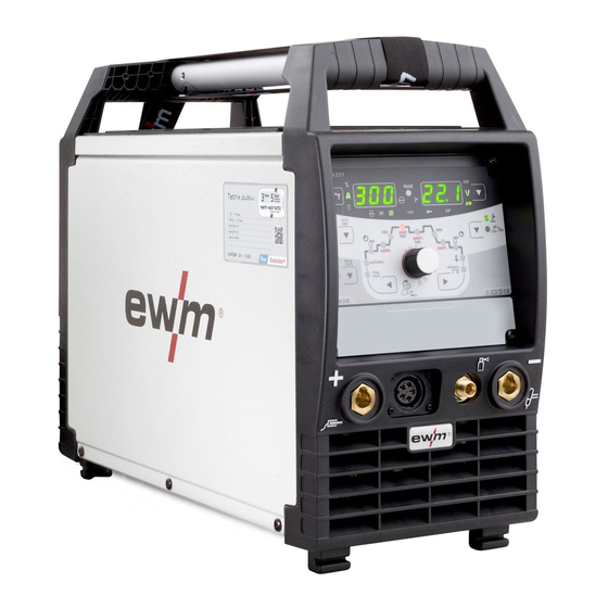 EWM Tetrix 300 Comfort puls 5P TM Operating Instructions Manual
