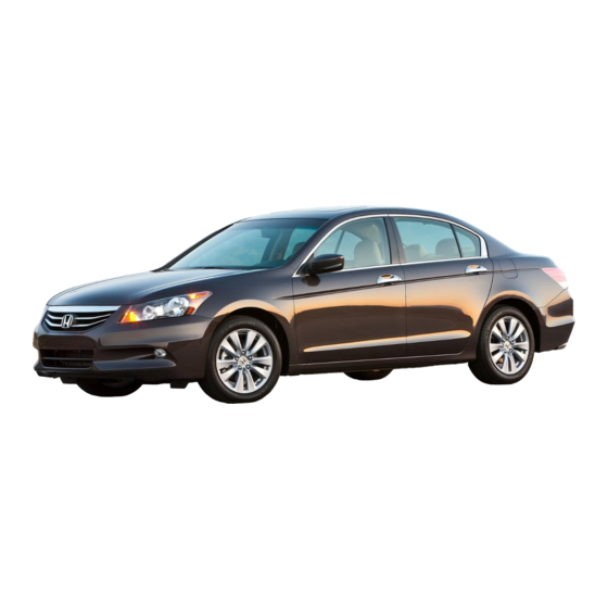 Honda Accord 2012 Owner's Manual