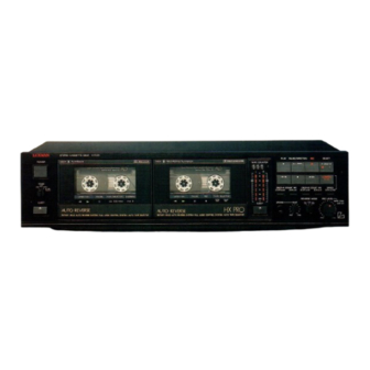 Luxman K-110W Owner's Manual
