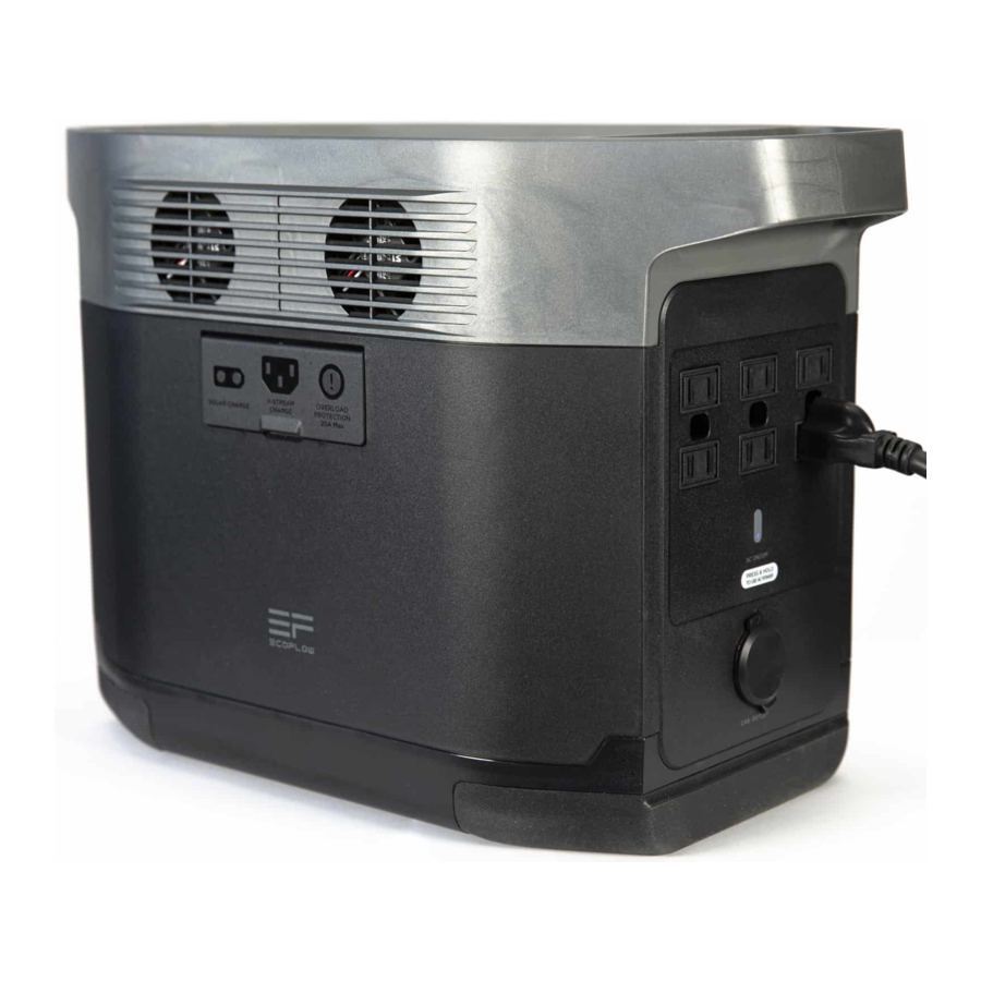 EcoFlow EF DELTA Manual