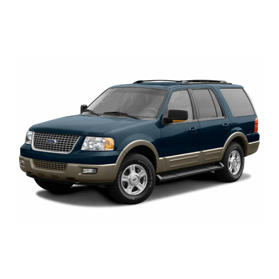 Ford 2004 Expedition Quick Reference Manual