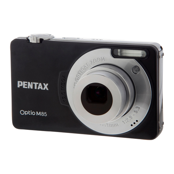 Pentax OPTIO M85 Operating Manual