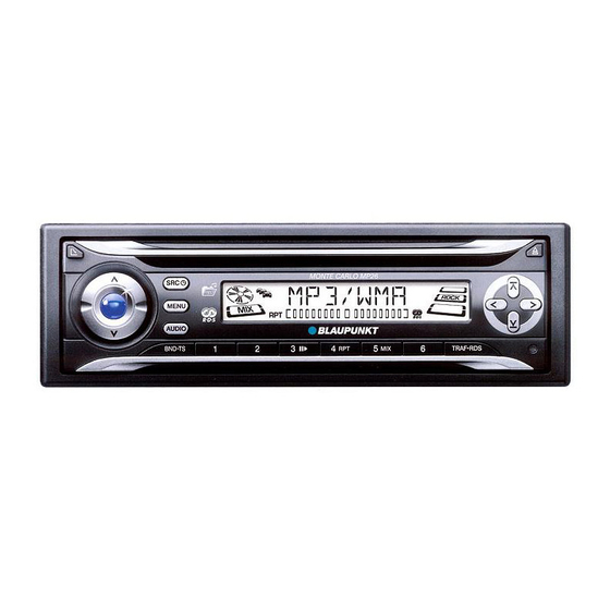 Blaupunkt San Remo MP26 Installation Instructions Manual