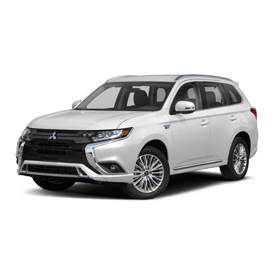 Mitsubishi Outlander Phev 2020 Manual