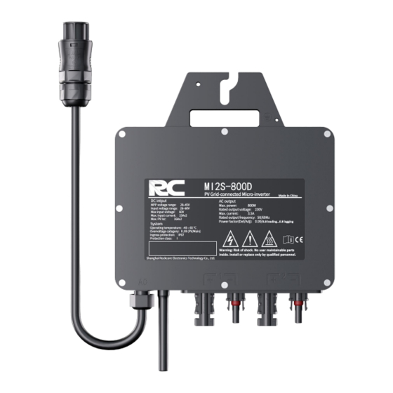 RC MI2S-600D Manuals