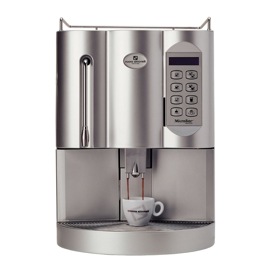 Nuova Simonelli MicoBar User Handbook Manual
